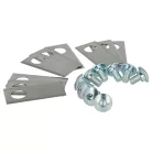 VHBW Lawn Mower Blade WA0176 - 18 pcs Stainless Steel