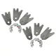 VHBW Lawn Mower Blade F 016 800 321 - Steel, Silver