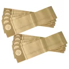 VHBW Vacuum Cleaner Dust Bag Johnson Diversy 8502.16 Substitute - Cardboard / Filter Paper