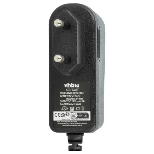 VHBW Charger JOD-S-270050GS, PSE50324 - 27 V / 0.5 A
