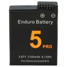 VHBW Akku und Ladegerät DJI BCX204-1950-3.87, CP.OS.00000370.01 - 2100 mAh 3,87 V Li-Ion