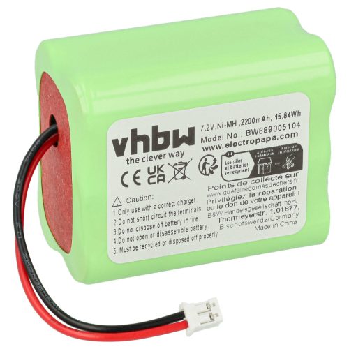 VHBW LED Spot Lampe Akku Ape Labs - 2200 mAh 7,2 V NiMH