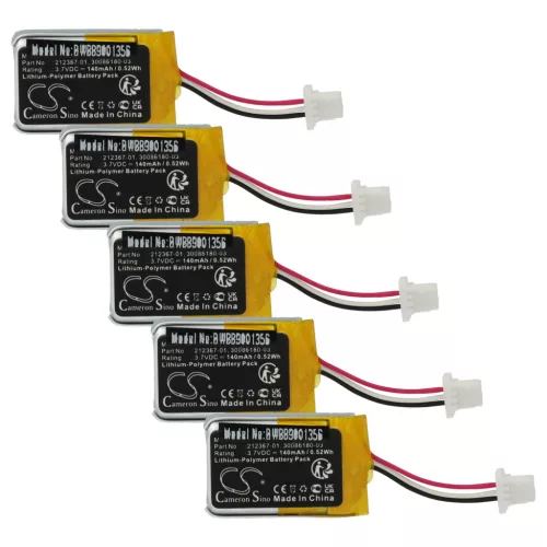 VHBW Kabelloser Kopfhörer Akku 212367-01 - 140 mAh 3,7 V Li-Polymer