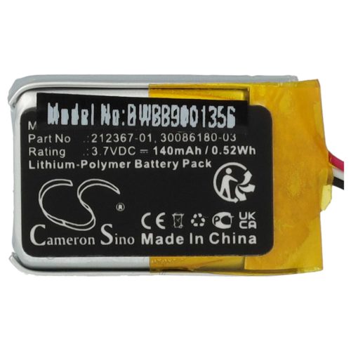 VHBW Kabelloser Kopfhörer Akku 212367-01 - 140 mAh 3,7 V Li-Polymer