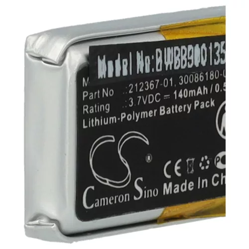 VHBW Kabelloser Kopfhörer Akku 212367-01 - 140 mAh 3,7 V Li-Polymer