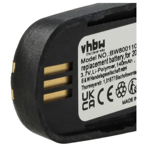 VHBW Wireless Headset Battery 204755-01, 82742-01, 84598-01 - 140 mAh 3.7 V Li-polymer