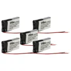 VHBW Wireless Headset Battery 66278-01, PA-PL003, 79879-01 - 140 mAh 3.7 V Li-polymer