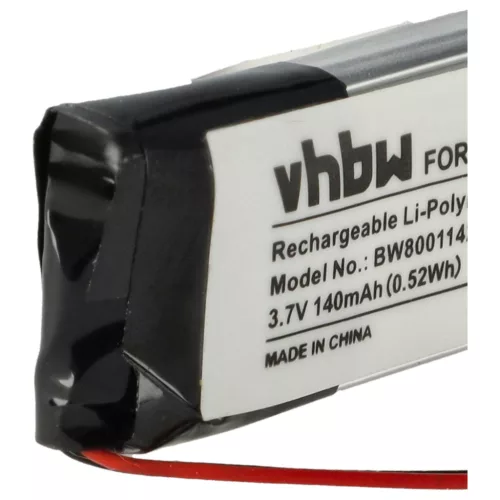 VHBW Wireless Headset Battery 66278-01, PA-PL003, 79879-01 - 140 mAh 3.7 V Li-polymer