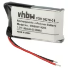 VHBW Wireless Headset Battery 66278-01, PA-PL003, 79879-01 - 140 mAh 3.7 V Li-polymer