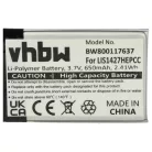 VHBW Kabelloses Headset Akku PR-423350 - 650 mAh 3,7 V Li-Polymer