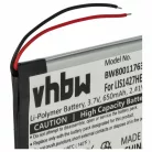 VHBW Kabelloses Headset Akku PR-423350 - 650 mAh 3,7 V Li-Polymer