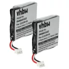 VHBW Kabelloser Kopfhörer Akku 203055-01P, 203055-01, 203035-01 - 650 mAh 3,7 V Li-Polymer