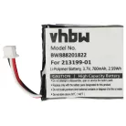 VHBW Kabelloser Kopfhörer Akku 203055-01P, 203055-01, 203035-01 - 650 mAh 3,7 V Li-Polymer