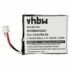 VHBW Kabelloser Kopfhörer Akku 203055-01P, 203055-01, 203035-01 - 650 mAh 3,7 V Li-Polymer