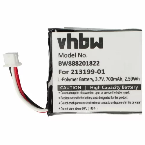 VHBW Kabelloser Kopfhörer Akku 203055-01P, 203055-01, 203035-01 - 650 mAh 3,7 V Li-Polymer