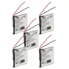 VHBW Wireless Headset Battery AHB403029 - 360 mAh 3.7 V Li-polymer