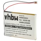 VHBW Drahtloses Headset Akku Jabra AHB412434PJ, 14192-00 - 230 mAh 3,7 V Li-Polymer