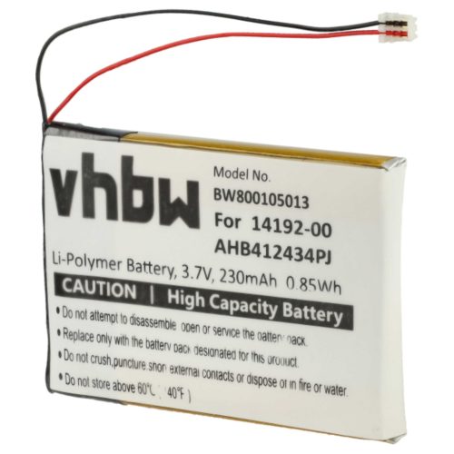 VHBW Drahtloses Headset Akku Jabra AHB412434PJ, 14192-00 - 230 mAh 3,7 V Li-Polymer