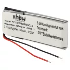VHBW Kabellose Kopfhörer Akku Jabra AHB371030PA, 73366-01, 70868-1 - 140 mAh 3,7 V Li-Polymer