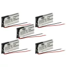 VHBW Kabellose Kopfhörer Akku Jabra AHB371030PA, 73366-01, 70868-1 - 140 mAh 3,7 V Li-Polymer