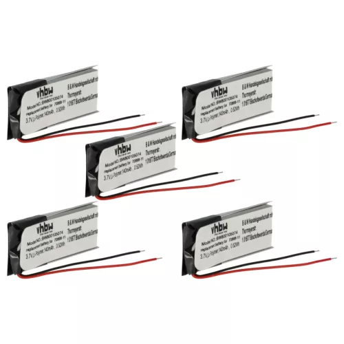 VHBW Kabellose Kopfhörer Akku Jabra AHB371030PA, 73366-01, 70868-1 - 140 mAh 3,7 V Li-Polymer