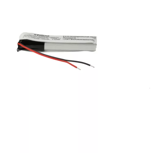 VHBW Kabellose Kopfhörer Akku Jabra AHB371030PA, 73366-01, 70868-1 - 140 mAh 3,7 V Li-Polymer
