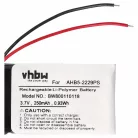 VHBW Kabelloses Headset Akku AHB5-2229PS - 250 mAh 3,7 V Li-Polymer