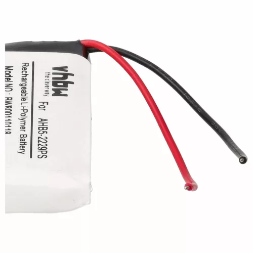VHBW Kabelloses Headset Akku AHB5-2229PS - 250 mAh 3,7 V Li-Polymer