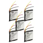 VHBW Drahtloser Kopfhörer Akku CP-GN650, AHB472625PLT, AHB682828PS - 250 mAh 3,7 V Li-Polymer