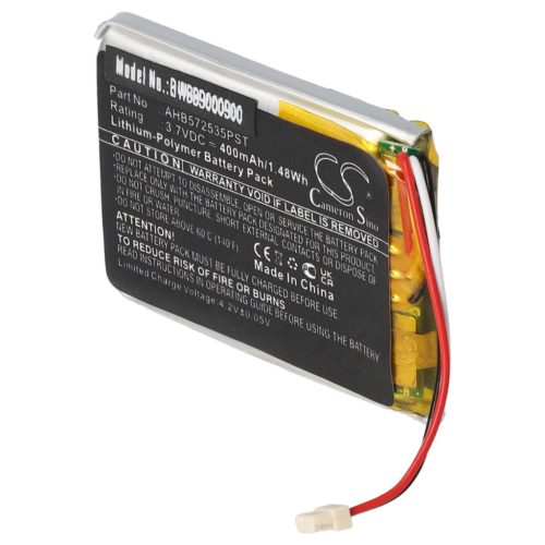 VHBW Kabelloses Kopfhörer Akku AHB572535PST - 400 mAh 3,7 V Li-Polymer
