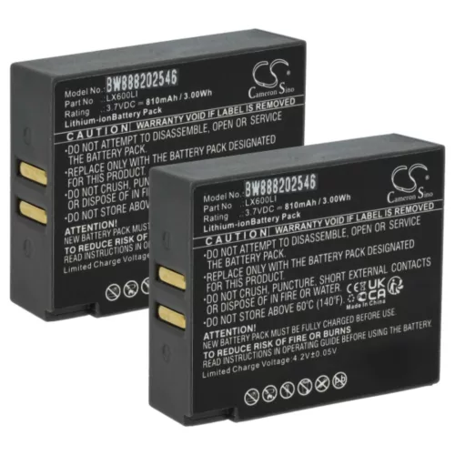 VHBW Kabellose Kopfhörer Akku anstelle von LX600LI - 810 mAh 3,7 V Li-Ion