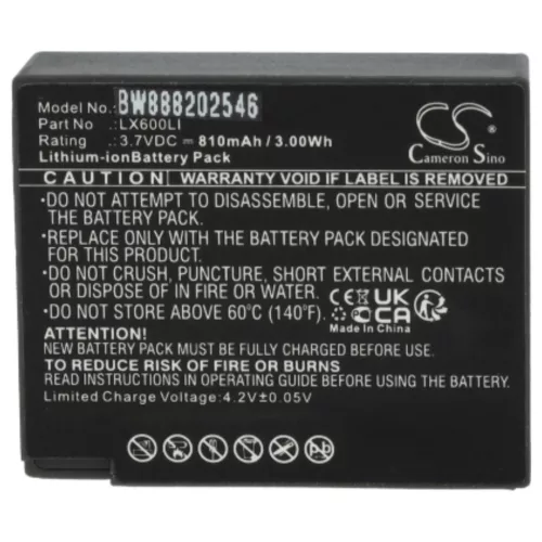 VHBW Kabellose Kopfhörer Akku anstelle von LX600LI - 810 mAh 3,7 V Li-Ion