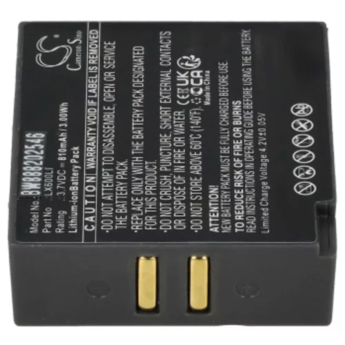VHBW Kabellose Kopfhörer Akku anstelle von LX600LI - 810 mAh 3,7 V Li-Ion