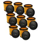 VHBW Vacuum Cleaner Filter Grizzly 91092030 - Black/Yellow