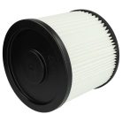 4x cartridge filter replaces Einhell 2351110 for LIV Vacuum Cleaner, black / white