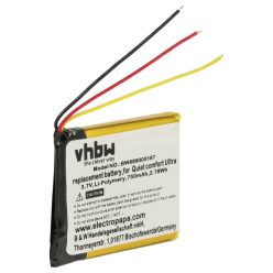   VHBW Drahtloser Kopfhörer Akku Bose Quiet Comfort Ultra - 750 mAh 3,7 V Li-Polymer