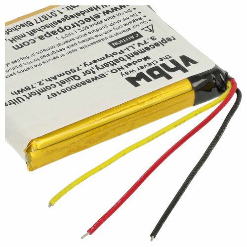 VHBW Drahtloser Kopfhörer Akku Bose Quiet Comfort Ultra - 750 mAh 3,7 V Li-Polymer