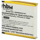 VHBW Drahtloser Kopfhörer Akku Bose Quiet Comfort Ultra - 750 mAh 3,7 V Li-Polymer