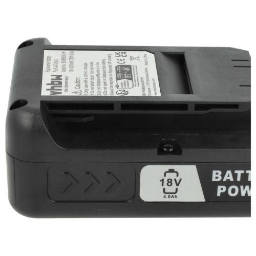VHBW Elektromos szerszám akkumulátor 2.445-034.0, 6.447-036.0 - 4000 mAh 18 V Li-Ion