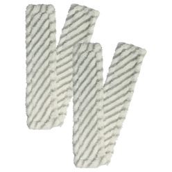   VHBW Fensterreinigerbezug F016800551 - 4x Mikrofaser weiß/grau