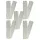 VHBW Window Cleaner Cloth F016800551 - 10 pcs microfiber