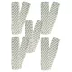 VHBW Window Cleaner Cloth F016800551 - 10 pcs microfiber