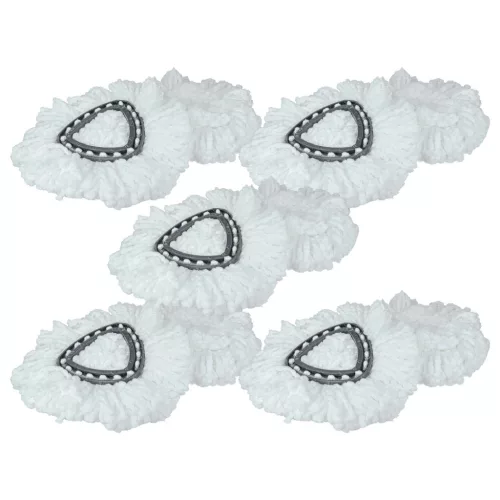 VHBW Mop Head Vileda 152623 - microfiber, black, white