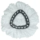 VHBW Mop Head Vileda 152623 - microfiber, black, white