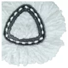 VHBW Mop Head Vileda 152623 - microfiber, black, white