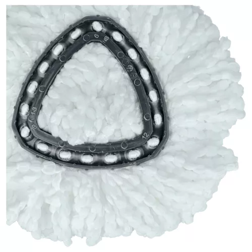 VHBW Mop Head Vileda 152623 - microfiber, black, white