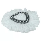 VHBW Mop Head Vileda 152623 - microfiber, black, white