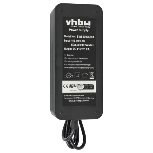 VHBW Charger for Xiaomi 4 Pro, Mi 4 Hoverboard - 41 V / 2.0 A