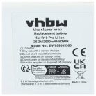 VHBW Akku Dreame R10, R10 Pro - 2500 mAh 25,2 V Li-Ion
