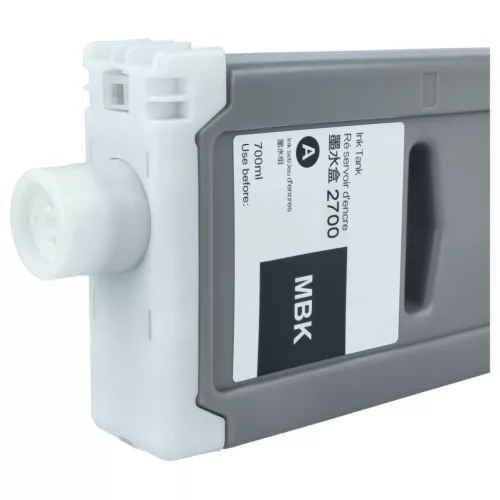 VHBW Tintenpatrone Canon PFI-3700 MBK - Matt Schwarz 700 ml